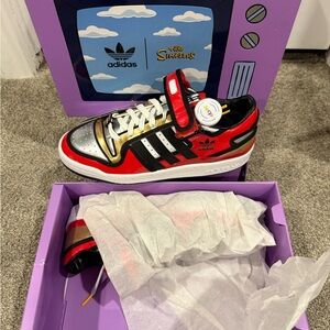 Size 8 men’s Adidas the Simpsons duff man shoes new in box